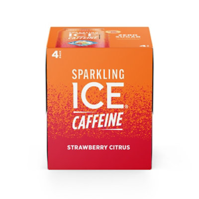 Sparkling Ice® Sparkling Water With Caffeine Strawberry Citrus - 4-16 Fl. Oz. - Image 2