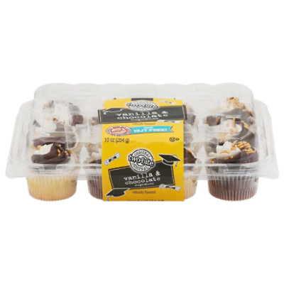 Two-bite Cupcakes Astd Graduation 12 Count - 10 OZ