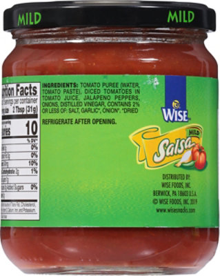 Wise Salsa Bravo Mild - 16 Oz - Image 6