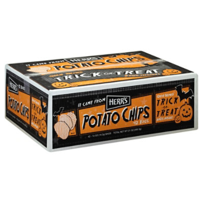 Herrs Halloween Pack 42 Count Potato Chips 21 OZ Haggen