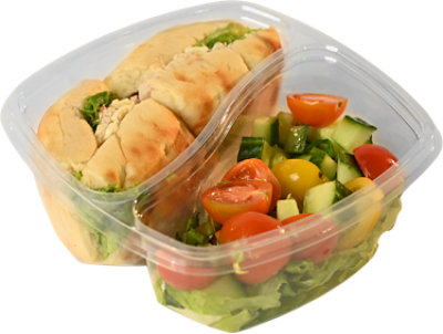 ReadyMeals Primo Taglio Chopped Turkey & Cheddar Sliders & Garden Salad Combo - Ready2Eat - Image 1