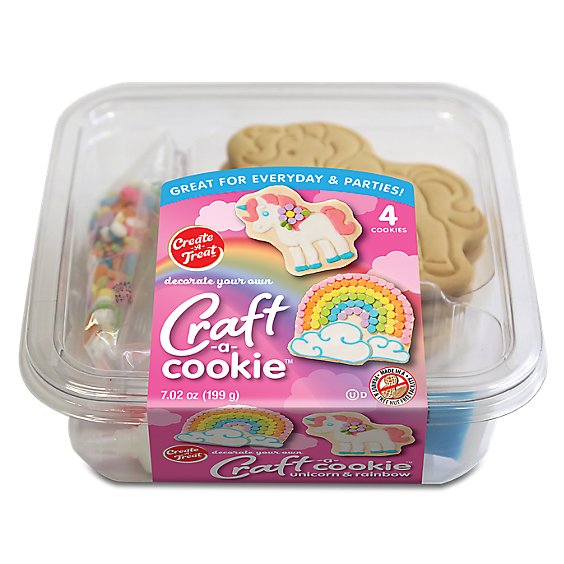 Cat Unicorn & Rainbow Cookie Kit 4pk - 7.02 OZ