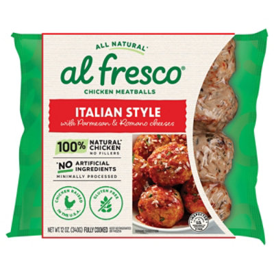 Al Fresco Chicken Meatballs - 12 OZ - Image 1