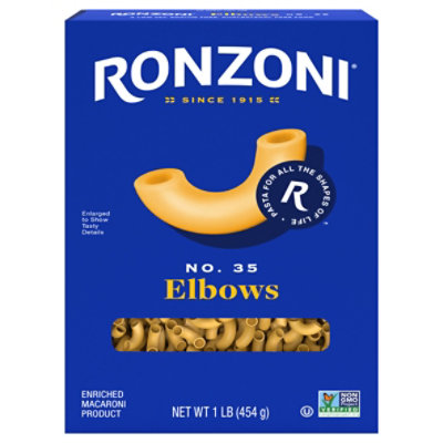 Ronzoni Pasta Elbows - 1 Lb - Image 1