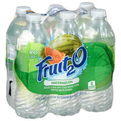 Fruit2o Natural Watermelon Water - 6-12 FZ - shaws