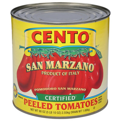 Cento San Marzano Organic Tomatoes Peeled - 90 Oz