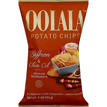 Natural Nectar Oolala Potato Chips Saffron & Olive Oil - 5 Oz - Image 2