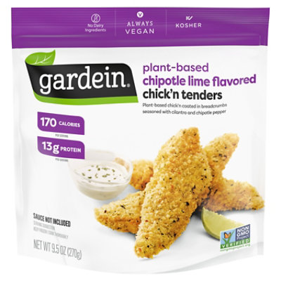 Gardein Chipotle Lime Plant Based Chicken Fingers -  9.5 Oz - Image 1