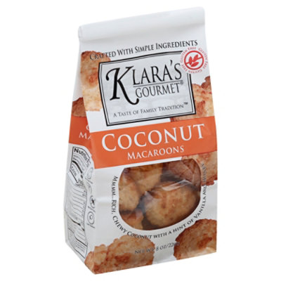 Klaras Cookie Macaroon Coconut - 8 OZ - Image 1