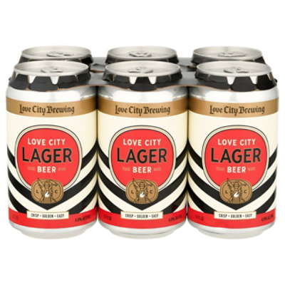 Love City Lager In Cans - 6-12 FZ - acmemarkets