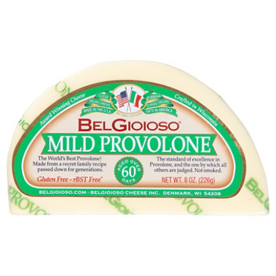 BelGioioso Provolone Cheese Mild Half Moon Wedge - 8 Oz - Image 3