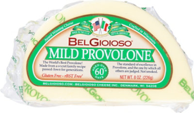 BelGioioso Provolone Cheese Mild Half Moon Wedge - 8 Oz - Image 2