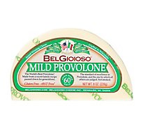 BelGioioso Provolone Cheese Mild Half Moon Wedge - 8 Oz