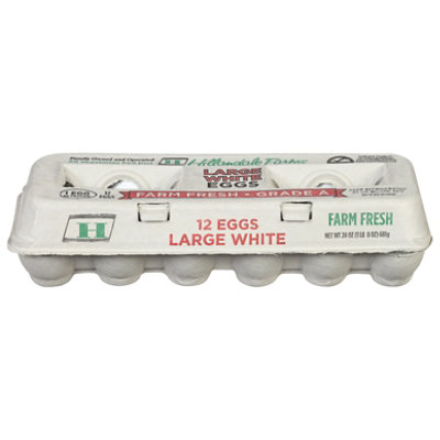 Hillandale Farm Large White Eggs - 12 CT - Image 2