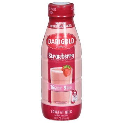 Darigold Strawberry Milk - 14 Fl. Oz. - Image 2