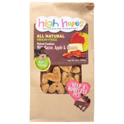 High Hopes Grain Free Bacon Apple & Cheese - 10 OZ - Image 2