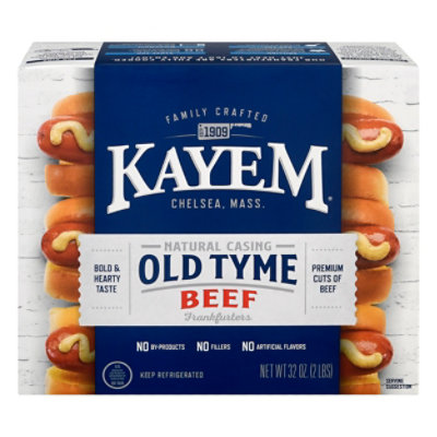 Kayem Beef Franks Natural Casing - 32 OZ - Image 3