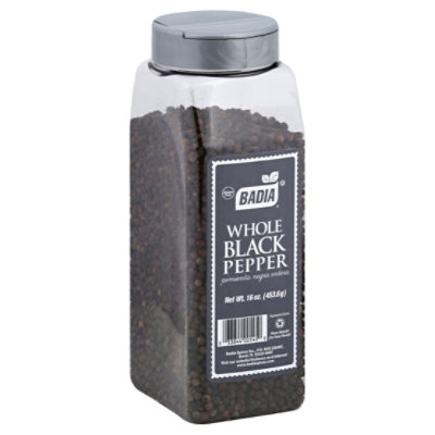 Badia Whole Black Pepper - 16 OZ - Image 1