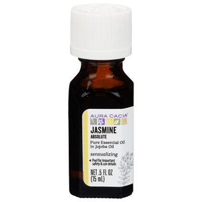 Aura Cacia Prec Essential Oil Jasmine Absolute - 0.5 OZ - Image 3