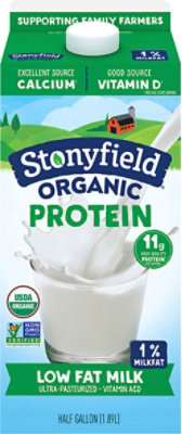 Stonyfield Organic Milk 1% Fat   64 Oz - 64 FZ - Image 2