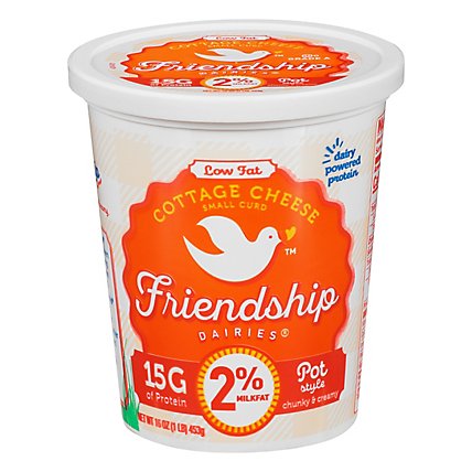 Friendship Low Fat Cottage Cheese - 16 OZ - Image 3