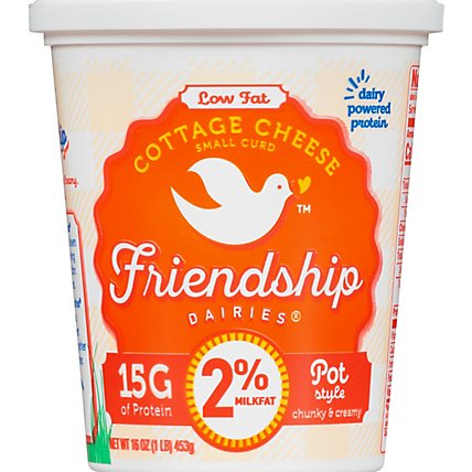 Friendship Low Fat Cottage Cheese - 16 OZ - Image 2