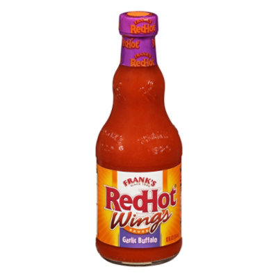 Frank's RedHot Garlic Buffalo Wings Hot Sauce - 12 Fl. Oz. - Image 1