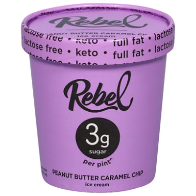 Rebel Ice Cream Peanut Butter Crml Chip - 1 PT