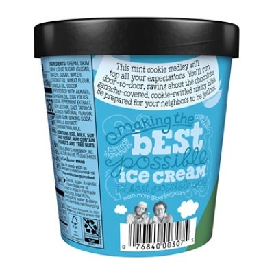 Ben & Jerry's Thick Mint Topped Ice Cream - 15.2 Oz - Image 6