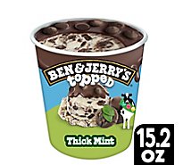 Ben & Jerry's Thick Mint Topped Ice Cream - 15.2 Oz
