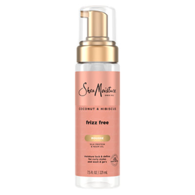 Shea Moisture Coconut & Hibiscus Frizz Free Curl Mousse - 7.5 OZ - Image 1