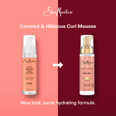 Shea Moisture Coconut & Hibiscus Frizz Free Curl Mousse - 7.5 OZ - Image 5