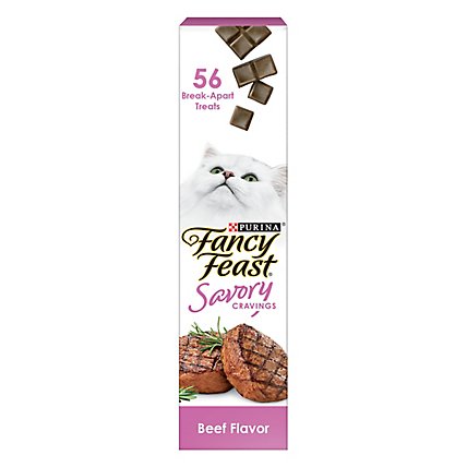 Fancy Feast Savory Cravings Beef Cat Treats - 1 Oz - Image 1
