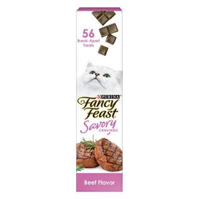 Purina Fancy Feast Cat Treats Savory Cravings Beef - 1 Oz