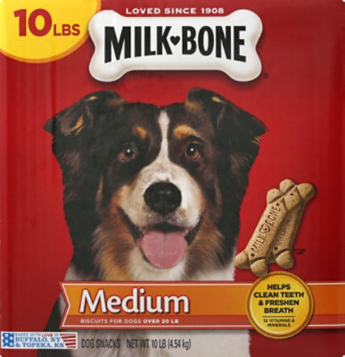 Milk Bone Dog Biscuit Medium - 10 LB - Image 1