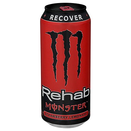 Monster Energy Rehab Strawberry Lemonade Energy Iced Tea - 15.5 Fl. Oz. - Image 3
