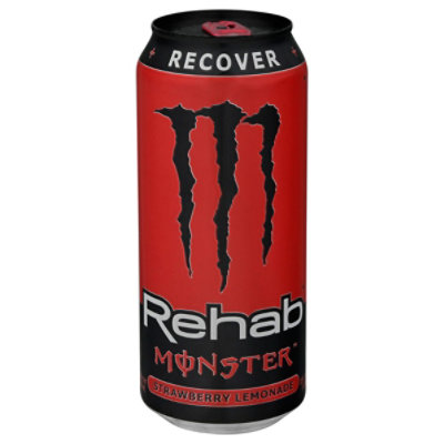 Monster Energy Rehab Strawberry Lemonade Energy Iced Tea - 15.5 Fl. Oz. - Image 3