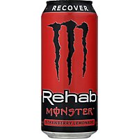 Monster Energy Rehab Strawberry Lemonade Energy Iced Tea - 15.5 Fl. Oz. - Image 2