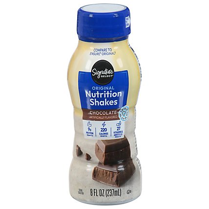 Signature Select Nutrition Shake Chocolate - 6-8 FZ - Image 3