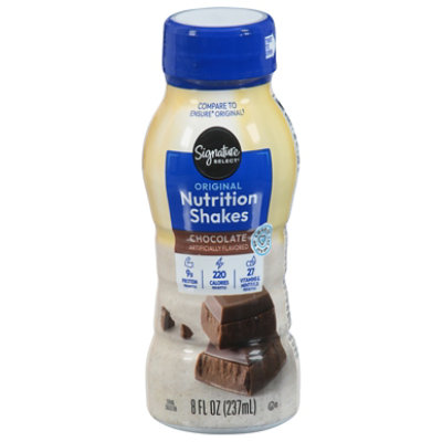 Signature Select Nutrition Shake Chocolate - 6-8 FZ