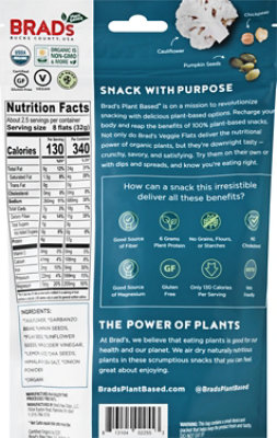 Brads Veggie Flats Sea Salt Cauliflower - 3 Oz - Image 6
