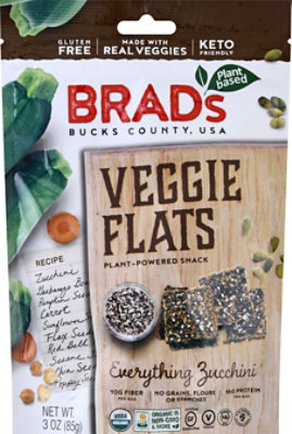 Brads Veggie Flats Zucchini - 3 Oz - Image 2