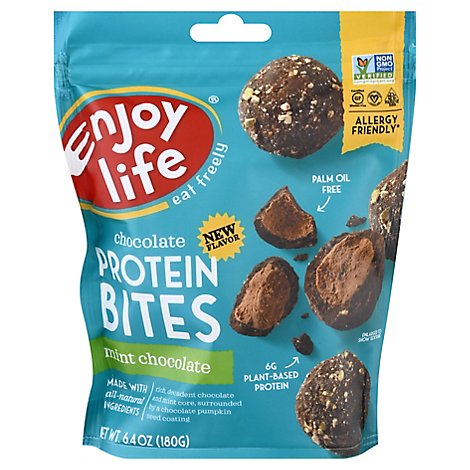 Enjoy Life Protein Bites Mint - 6.4 Oz