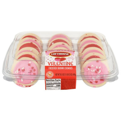 Lofthouse Valentine Pink & Red Sugar Cookie - 24.3 OZ - Image 3