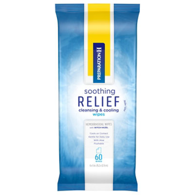  Preparation H Soothing Relief Wipes - 60 CT 