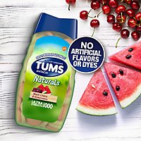 Tums Antacid Naturals Black Charry & Watermelon Tabs - 56 Count - Image 2