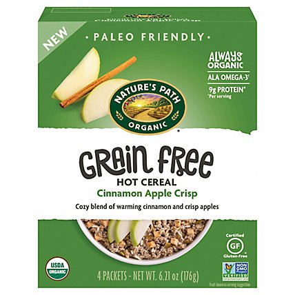 Nature's Path Organic Grain Free Cinnamon Apple Crisp Hot Cereal - 6.21 Oz - Image 3