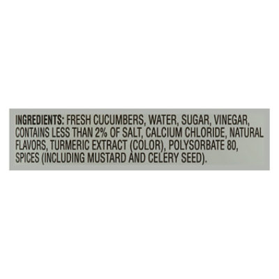 Open Nature Pickle Bread And Butter Chips - 24 FZ - Image 4