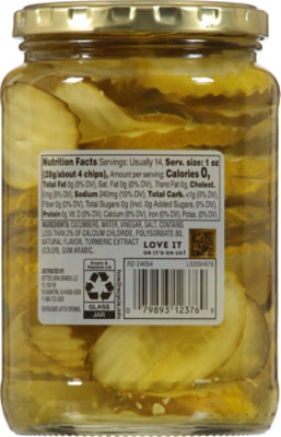 Open Nature Hamburger Dill Pickle Chips - 24 FZ - Image 5