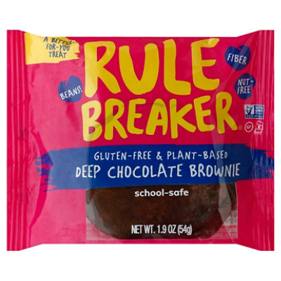 Rule Breaker Snacks Deep Chocolate Brownie - 1.9 Oz - Image 1